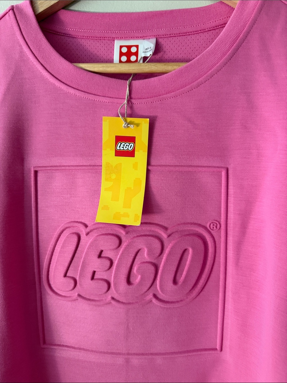 LEGO Pink Embossed Logo Crewneck Sweatshirt - Women - Picture 4 of 5